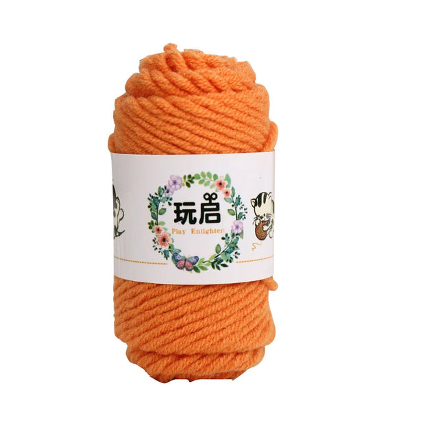 10g 5ply Milk Cotton Baby Knitting Wool Yarn Soft Thick Fiber Velvet