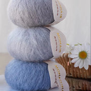 25g Mohair Yarn Extra Soft Warm Baby Wool Crochet Yarn for Hand