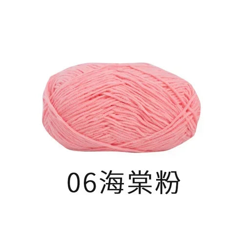 36 Colors 50g135M Chenille Polyester Yarn Handmade Crochet Doll Diy