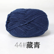 50g Milk Cotton Yarn Knitting Wool for Hand Knitting Crochet Yarn Baby