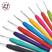 Crochet Hook 2.0mm Aluminum Crochet Needles With Colorful Soft Rubber