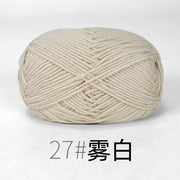 50g Milk Cotton Yarn Knitting Wool for Hand Knitting Crochet Yarn Baby