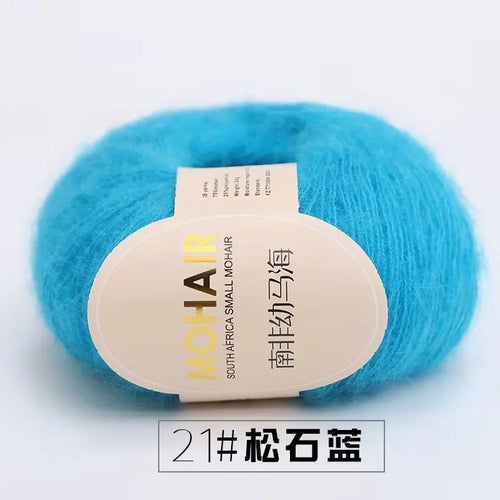 25g Mohair Yarn Extra Soft Warm Baby Wool Crochet Yarn for Hand