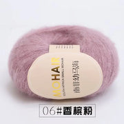 25g Mohair Yarn Extra Soft Warm Baby Wool Crochet Yarn for Hand