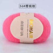 25g Mohair Yarn Extra Soft Warm Baby Wool Crochet Yarn for Hand