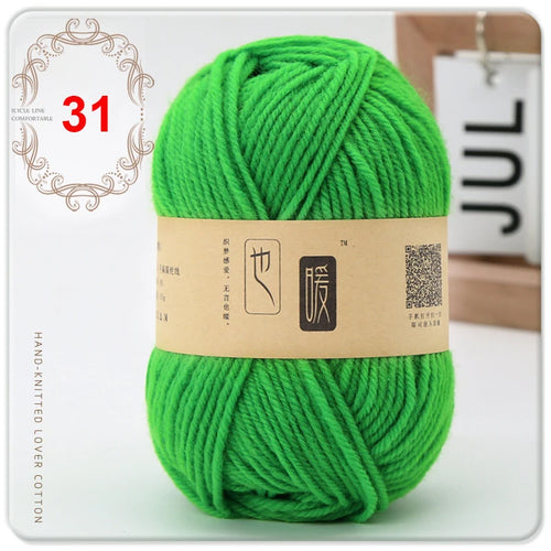 Eco-friendly Acrylic Medium Coarse Wool Ball For DIY Handicraft Woven