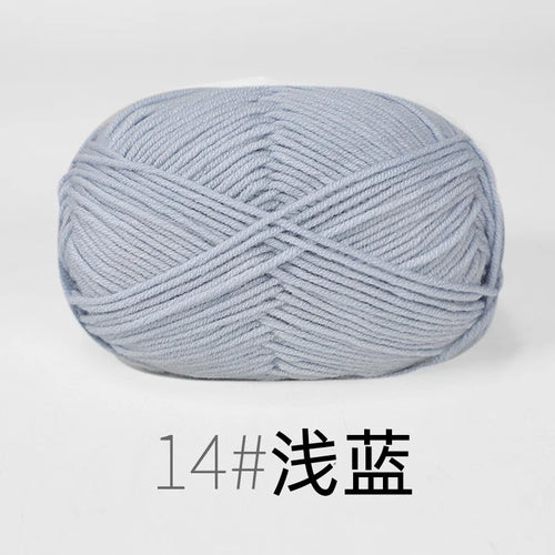 50g Milk Cotton Yarn Knitting Wool for Hand Knitting Crochet Yarn Baby