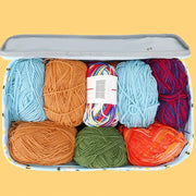 Yarn Storage Organizers Oxford Cloth 3 Eyelets for Craft Enthusiasts