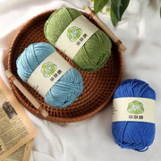 50g/Pc Milk Cotton Soft Warm Yarn Knitting Yarn for Hand Knitting Baby