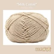 50g/Pc Milk Cotton Soft Warm Yarn Knitting Yarn for Hand Knitting Baby