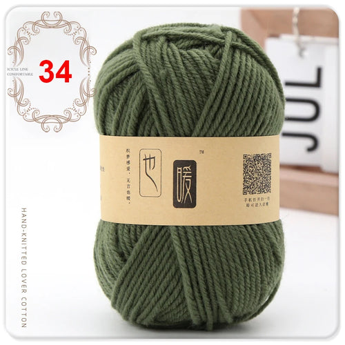 Eco-friendly Acrylic Medium Coarse Wool Ball For DIY Handicraft Woven