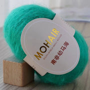 25g/Roll Mohair Yarn Extra Soft Warm Baby Wool Crochet Yarn For Hand