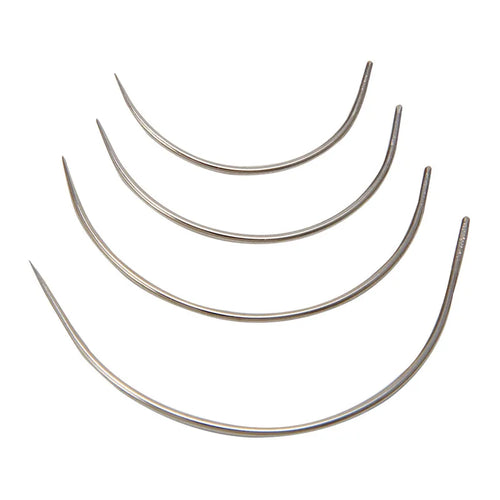 Curved Needles 4 Pcs Making Blocking Knitting Accessory Supplies