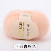 25g Mohair Yarn Extra Soft Warm Baby Wool Crochet Yarn for Hand