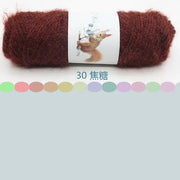 Soft Long Squirrel Cashmere Yarn Fine Worsted Hand Knitting Yarn 75g