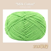 50g/Pc Milk Cotton Soft Warm Yarn Knitting Yarn for Hand Knitting Baby