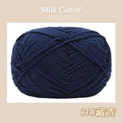 50g/Pc Milk Cotton Soft Warm Yarn Knitting Yarn for Hand Knitting Baby