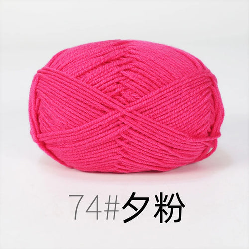 50g Milk Cotton Yarn Knitting Wool for Hand Knitting Crochet Yarn Baby