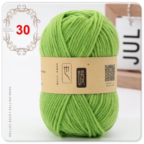 Eco-friendly Acrylic Medium Coarse Wool Ball For DIY Handicraft Woven