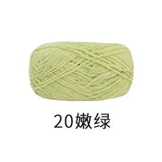 36 Colors 50g135M Chenille Polyester Yarn Handmade Crochet Doll Diy