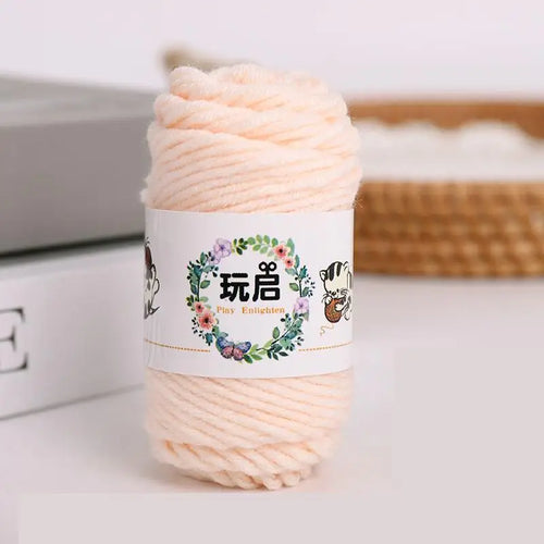 10g 5ply Milk Cotton Baby Knitting Wool Yarn Soft Thick Fiber Velvet