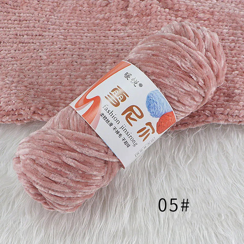 95g/Roll Chenille Yarn for DIY Crochet Chenille Wool Crochet Supplies