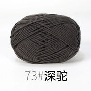 50g Milk Cotton Yarn Knitting Wool for Hand Knitting Crochet Yarn Baby