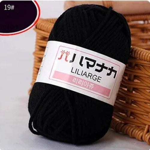 25g/pc Milk Cotton Yarn Soft Warm Lanas for Hand Knitting and Crochet