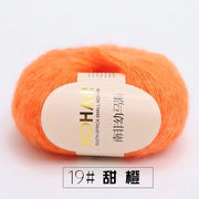 25g Mohair Yarn Extra Soft Warm Baby Wool Crochet Yarn for Hand