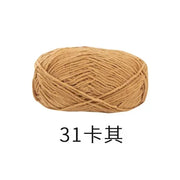 36 Colors 50g135M Chenille Polyester Yarn Handmade Crochet Doll Diy