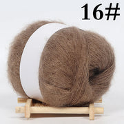 1PC Mohair Cashmere Knitting Yarn Fluffy Knitted Wool Crochet Yarns