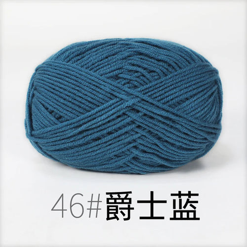 50g Milk Cotton Yarn Knitting Wool for Hand Knitting Crochet Yarn Baby