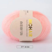 25g Mohair Yarn Extra Soft Warm Baby Wool Crochet Yarn for Hand