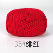 50g Milk Cotton Yarn Knitting Wool for Hand Knitting Crochet Yarn Baby