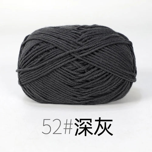 50g Milk Cotton Yarn Knitting Wool for Hand Knitting Crochet Yarn Baby