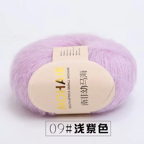 25g Mohair Yarn Extra Soft Warm Baby Wool Crochet Yarn for Hand