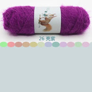 Soft Long Squirrel Cashmere Yarn Fine Worsted Hand Knitting Yarn 75g