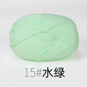 50g Milk Cotton Yarn Knitting Wool for Hand Knitting Crochet Yarn Baby