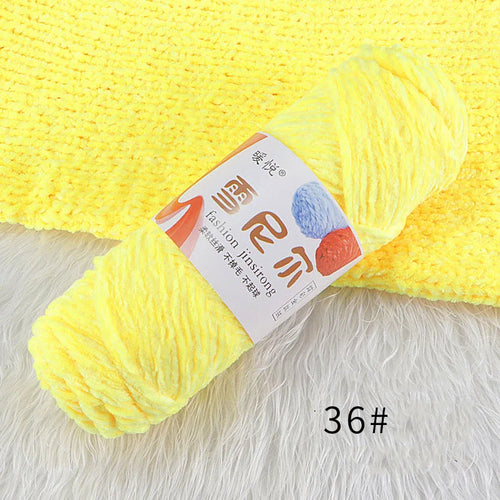 95g/Roll Chenille Yarn for DIY Crochet Chenille Wool Crochet Supplies