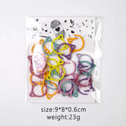 Sewing Supplies Metal Knitting Stitch Markers Locking Ring Accessories