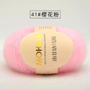 25g Mohair Yarn Extra Soft Warm Baby Wool Crochet Yarn for Hand