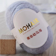 25g/Roll Mohair Yarn Extra Soft Warm Baby Wool Crochet Yarn For Hand