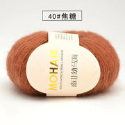 25g Mohair Yarn Extra Soft Warm Baby Wool Crochet Yarn for Hand