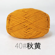 50g Milk Cotton Yarn Knitting Wool for Hand Knitting Crochet Yarn Baby