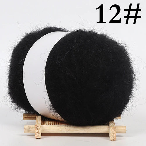 1PC Mohair Cashmere Knitting Yarn Fluffy Knitted Wool Crochet Yarns