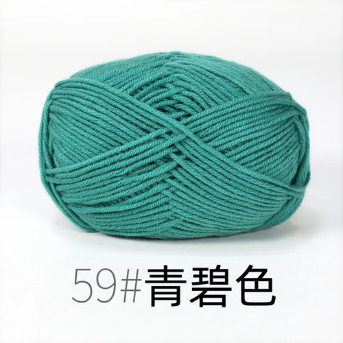 50g Milk Cotton Yarn Knitting Wool for Hand Knitting Crochet Yarn Baby