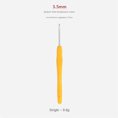 Crochet Hook 2.0mm Aluminum Crochet Needles With Colorful Soft Rubber