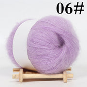 1PC Mohair Cashmere Knitting Yarn Fluffy Knitted Wool Crochet Yarns