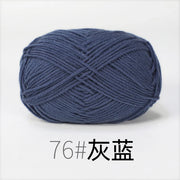 50g Milk Cotton Yarn Knitting Wool for Hand Knitting Crochet Yarn Baby