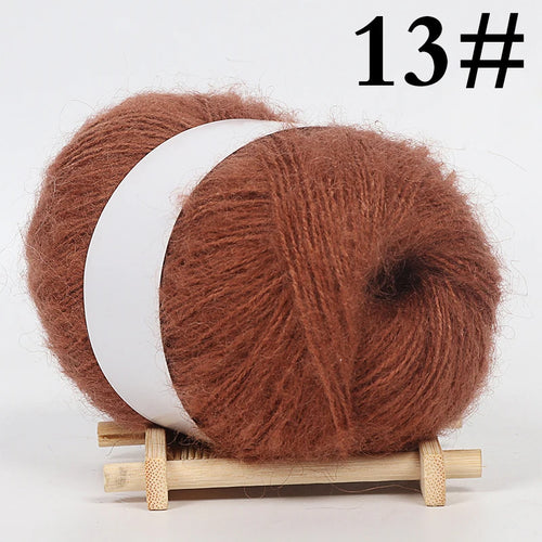 1PC Mohair Cashmere Knitting Yarn Fluffy Knitted Wool Crochet Yarns